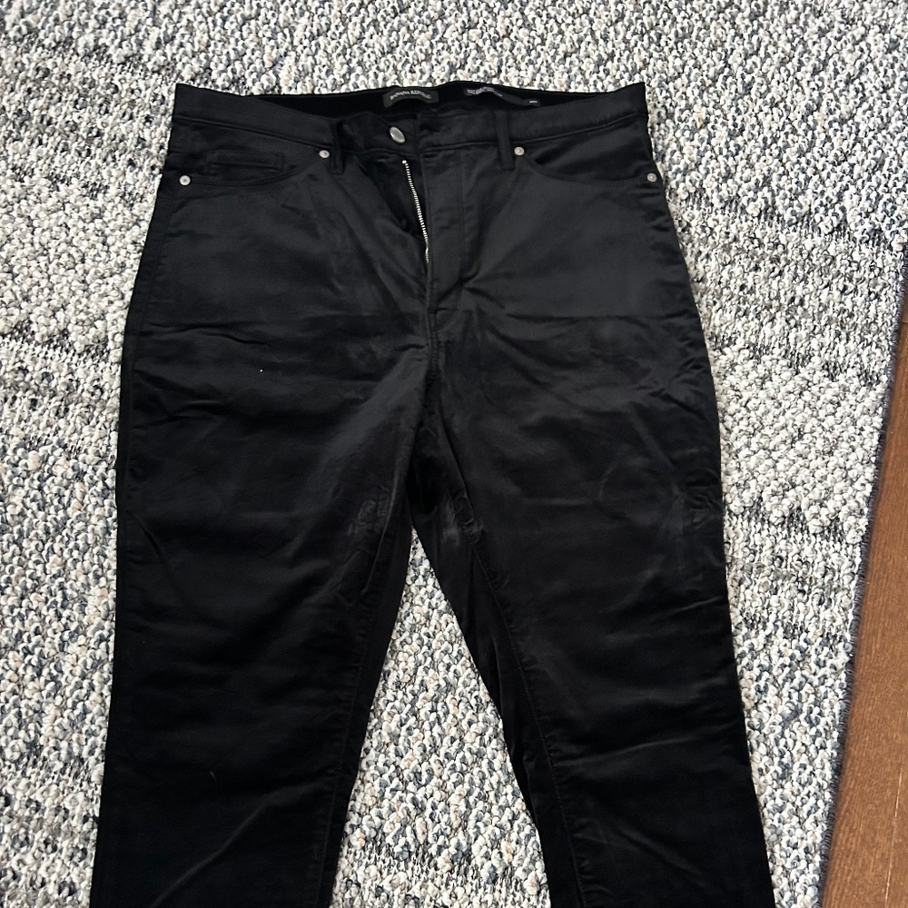 Banana republic stretch velvet look jeans